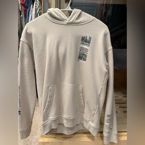 Abercrombie Kids tan hoodie. Size 13/14